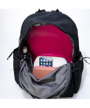 UNBILLION 【テレビ ドラマ着用アイテム】カシュカシュ cachecache / ドロスト刺繍リュック ブラック