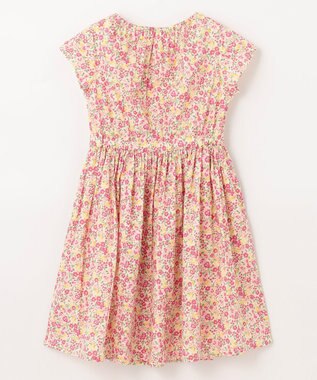 組曲 KIDS 【110-140㎝】リンドウプリント ワンピース ローズ系5