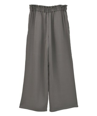 AMERICAN HOLIC サテンリラックスイージーパンツ Charcoal Gray