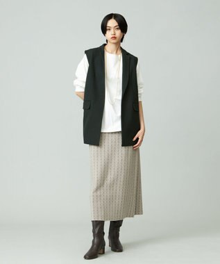 J.PRESS YORK STREET 【WOMEN】ジャケット ジレ ダークグリーン系