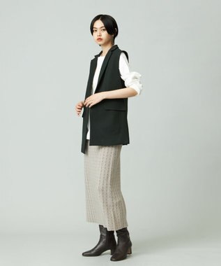 J.PRESS YORK STREET 【WOMEN】ジャケット ジレ ダークグリーン系