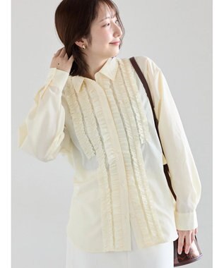 Te chichi フロントフリルシャツ