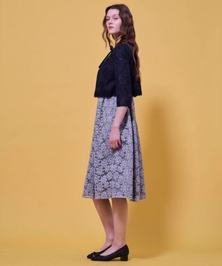 TOCCA LACE MEADOW BOLERO ボレロ ネイビー系