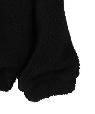 WEGO ロゴボアパーカー ブラック