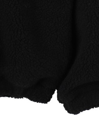 WEGO ロゴボアパーカー ブラック