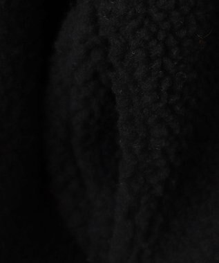 WEGO ロゴボアパーカー ブラック