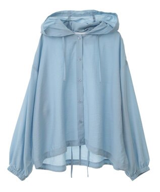 AMERICAN HOLIC フーディーシャツ Grayish Blue