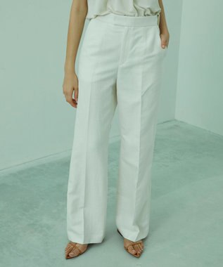 BEIGE， WISTERIA / ワイドパンツ Off White