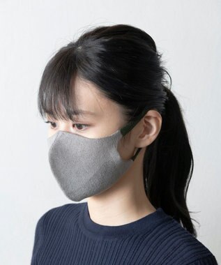 TRICOTE サイドカラーマスク 95GRAY