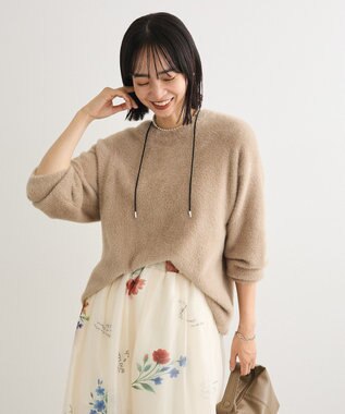 Green Parks シャギークルーネックニットプルオーバー