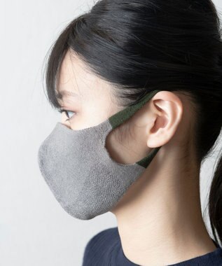TRICOTE サイドカラーマスク 95GRAY