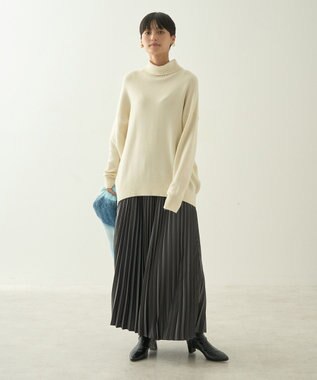 AMERICAN HOLIC ブラッシュヤーンタートルネックニットプルオーバー Ivory