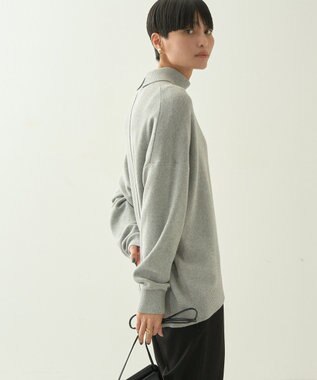 AMERICAN HOLIC ブラッシュヤーンタートルネックニットプルオーバー Light Gray Mixture