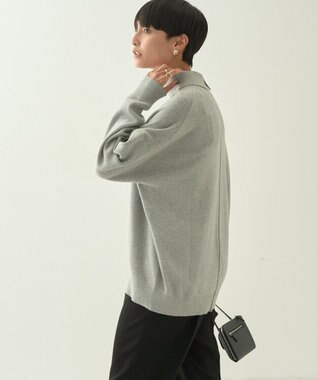 AMERICAN HOLIC ブラッシュヤーンタートルネックニットプルオーバー Light Gray Mixture