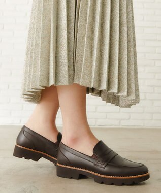 ASICS WALKING ペダラ ソフトラギッド レディース 3E 3.0cmヒール ブラウン系