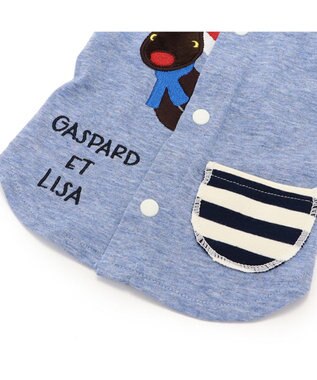 PET PARADISE リサとガスパール 背中開き Tシャツ 《ひょっこり》 小型犬 ひょっこり