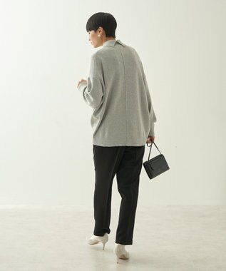 AMERICAN HOLIC ブラッシュヤーンタートルネックニットプルオーバー Light Gray Mixture
