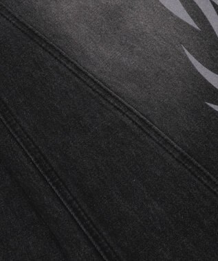 WEGO トライバルデニムパンツ デニムブラックソノタ