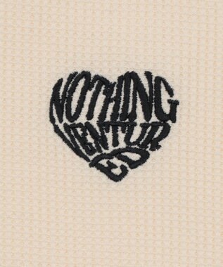 WEGO 【ユニセックス着用ITEM/MLサイズ展開】ワッフルラグランT（SS） オフホワイト