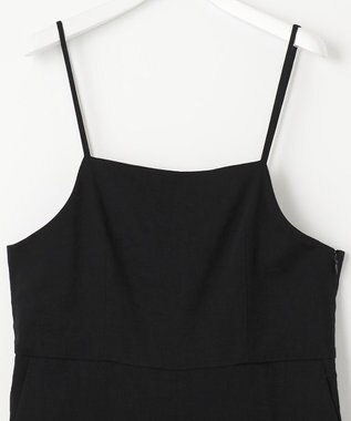 23区 S 【CLASSY.6月号掲載/洗える】リネンレーヨンストレッチ サロペット ブラック系