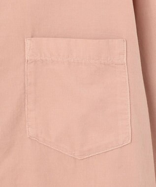 23区 【見上愛さん着用/Oggi11月号掲載】コットン コーデュロイ シャツ ピンク系