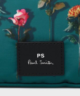Paul Smith カットフラワーズ プリント ポーチ ティール
