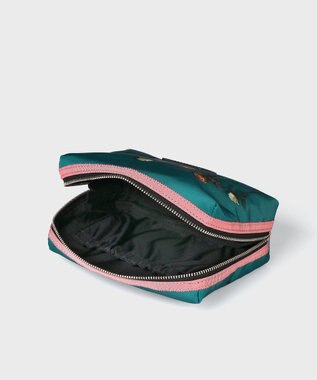 Paul Smith カットフラワーズ プリント ポーチ ティール