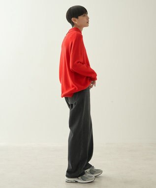 AMERICAN HOLIC ブラッシュヤーンタートルネックニットプルオーバー Red