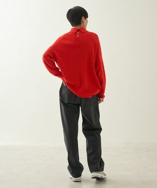 AMERICAN HOLIC ブラッシュヤーンタートルネックニットプルオーバー Red