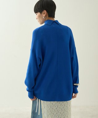 AMERICAN HOLIC ブラッシュヤーンタートルネックニットプルオーバー Blue