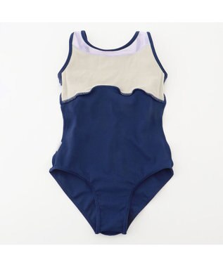 Chacott ノースリーブレオタード ネイビー