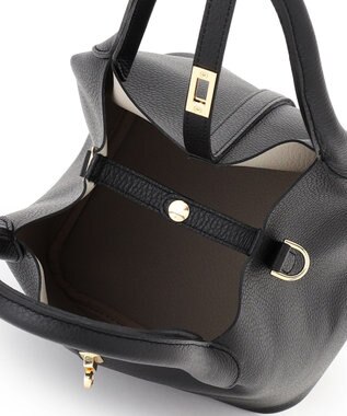 23区 【先行予約】VIOLAd'ORO シュリンクレザー 2WAY ハンドバッグ ブラック系