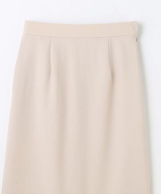 ANY 【洗濯機可/ストレッチ/ウエストゴム/セットアップ可】イージーケアタイトスカート ベージュ