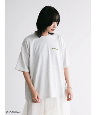 Green Parks ジョグマン／カラフルバックプリントＴシャツ Oatmeal