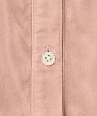 23区 【見上愛さん着用/Oggi11月号掲載】コットン コーデュロイ シャツ ピンク系