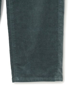 23区 S 【洗える】23区DENIM ベルベットストレッチ ボーイズ テーパードパンツ [WEB限定]ダークグリーン系