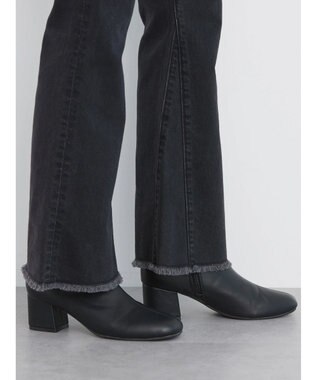 AMERICAN HOLIC マチ付きフレアデニム Black