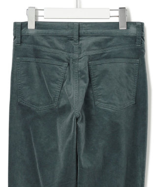 23区 S 【洗える】23区DENIM ベルベットストレッチ ボーイズ テーパードパンツ [WEB限定]ダークグリーン系