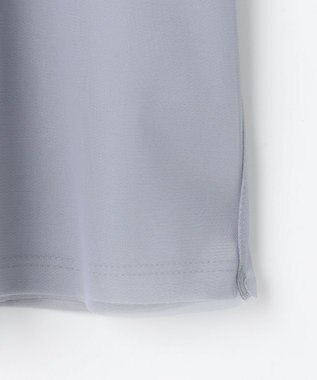 ANY SIS 【洗える】シアーチュールロゴ Tシャツ ライトグレー