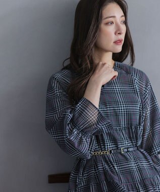 組曲 ライトトロピカル ワンピース ブラック系3