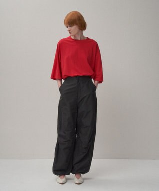 ATON SHRINK FRESCA JERSEY | ワイドスリーブＴシャツ RED