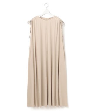 J.PRESS YORK STREET 【WOMEN】【SMOOTH JERSEY】ショルダー シャーリング ワンピース ベージュ系