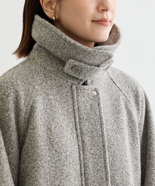 Green Parks ２ＷＡＹカラーコクーンブルゾン Gray Mixture