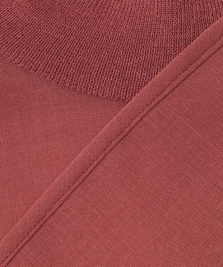 BEIGE， MOYE / ニットドッキング ロングスリーブブラウス L.Bordeaux