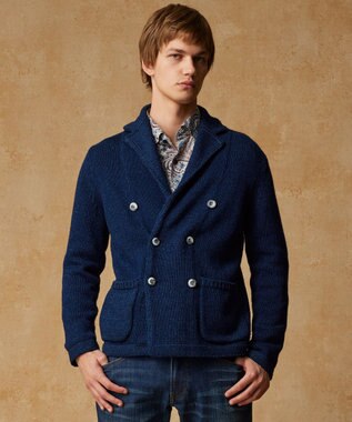 JOSEPH ABBOUD リバティプリント シャツ ワイン系5