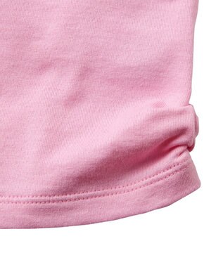 MIKI HOUSE HOT BISCUITS 【70-120cm】 ビーンズくん＆キャビットちゃん長袖Ｔシャツ ピンク