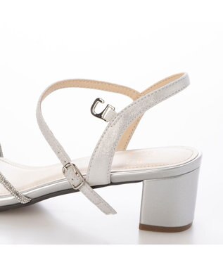 Riz raffinee <Riz raffinee>ラインストーン付サンダル シルバー