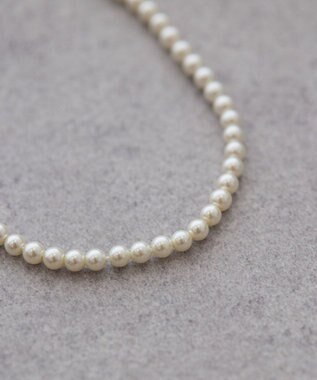 AMERICAN HOLIC ガラスパールネックレス White