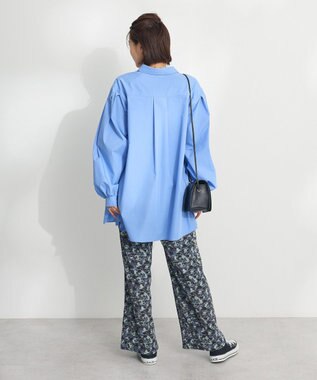 CRAFT STANDARD BOUTIQUE シワ軽減/イージーケアビッグシャツ Sax