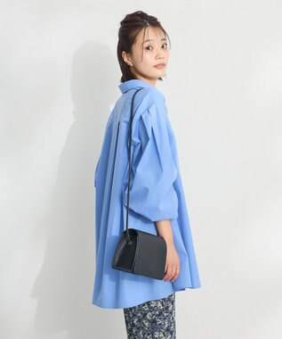 CRAFT STANDARD BOUTIQUE シワ軽減/イージーケアビッグシャツ Sax